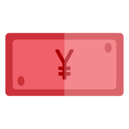 ícone de finanças de conta de ienes