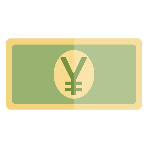 Symbol für die Finanzen der Yen-Rechnungswährung PNG-Design