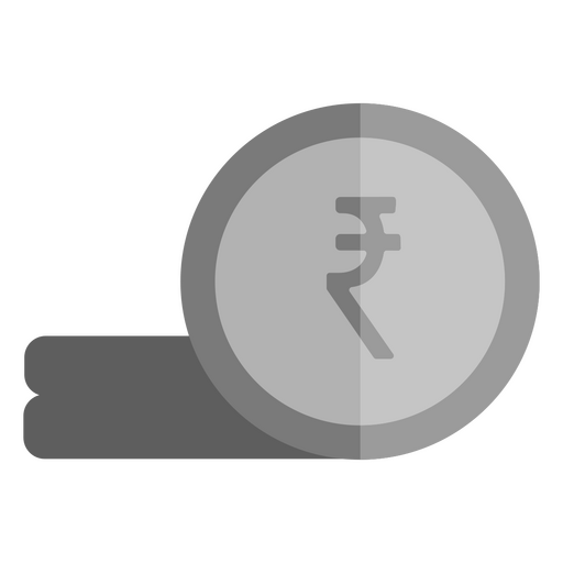 ícone de finanças de moeda de conta de rupia
