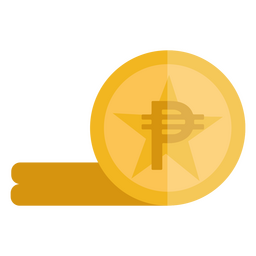Ícone de finanças de moeda de moeda de rublo Desenho PNG