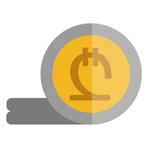 Icono de finanzas de moneda lari Diseño PNG