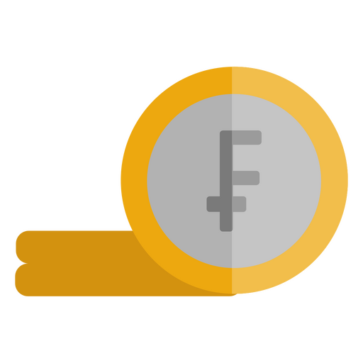 ícone de finanças de moeda de franco