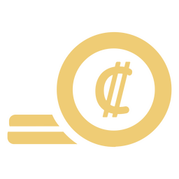 Symbol für einfache Doppelpunkt-Münzenfinanzen PNG-Design Transparent PNG