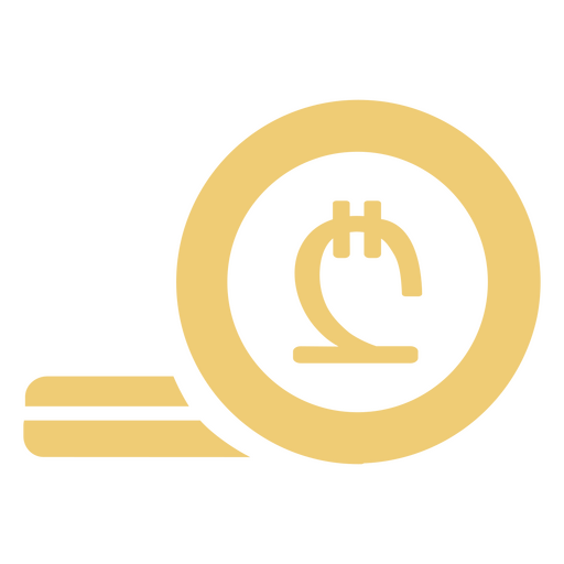 Icono de finanzas de moneda lari simple Diseño PNG