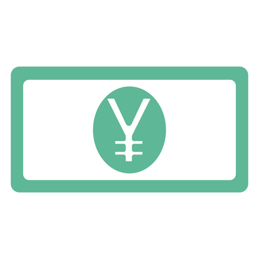 Yen-Währungssymbol PNG-Design