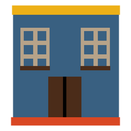 Geometric house minimalist icon PNG Design