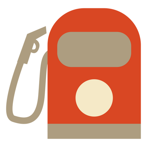 Minimalistische Ikone der Gaoline-Pumpe PNG-Design