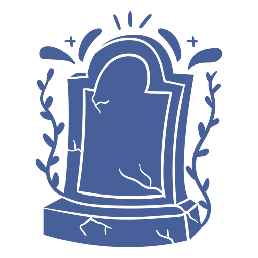 Pedra rachada do cemitério Desenho PNG