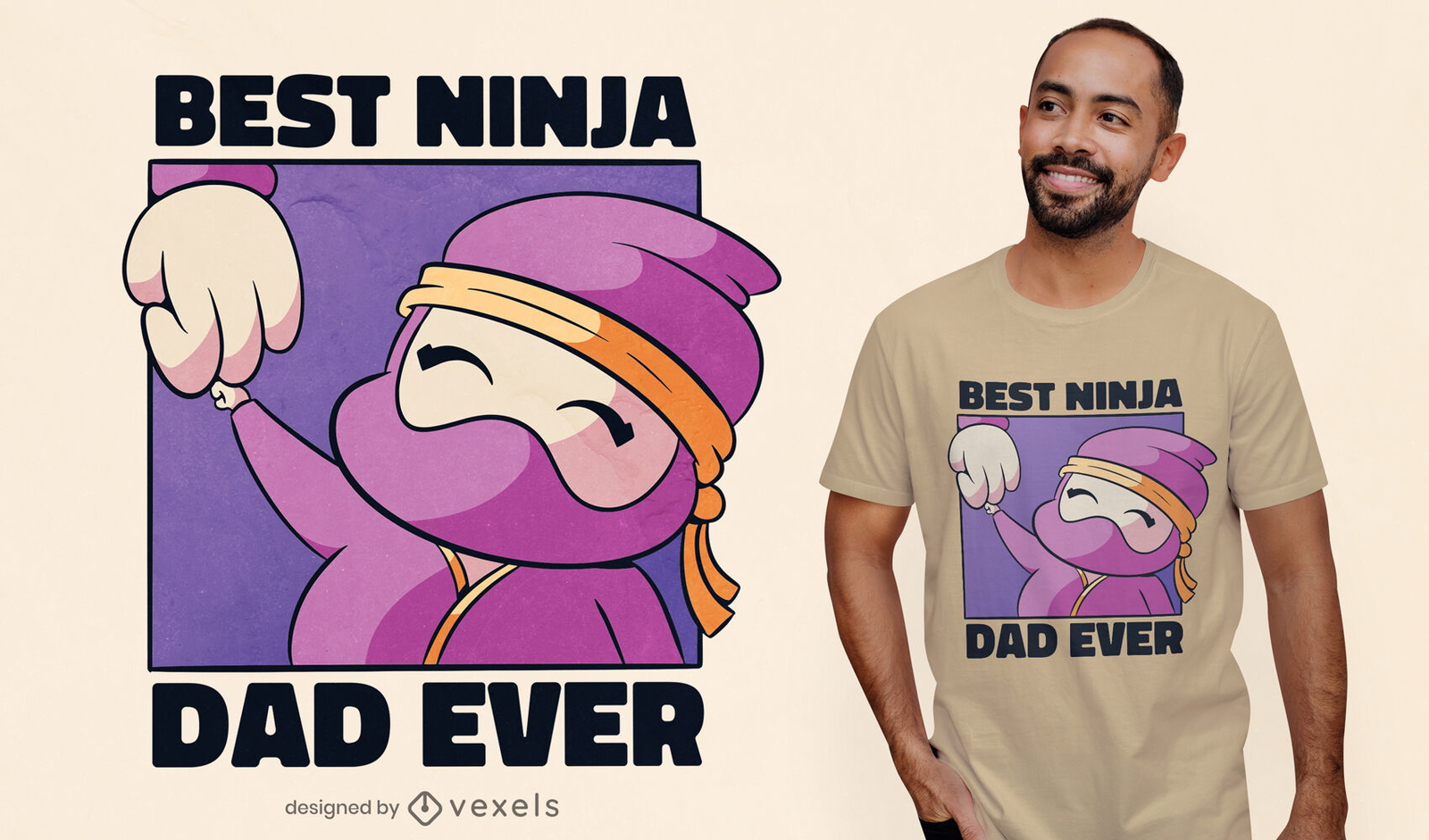 Baixar Vetor De Desenho De T-shirt De Desenho Animado Infantil Ninja