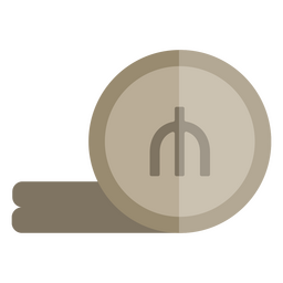 Manat-Münzen-Währungssymbol PNG-Design