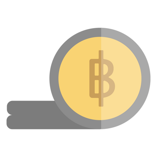 Thai currency coin icon PNG Design