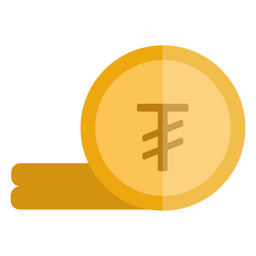 Mongolian currency coin icon PNG Design
