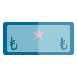 Turkish currency icon PNG Design