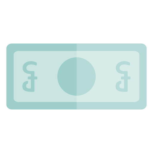 Kambodschanisches Riel-Währungssymbol PNG-Design