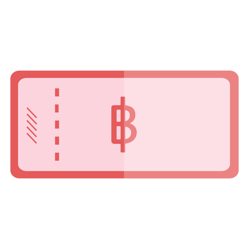 Thai currency icon PNG Design