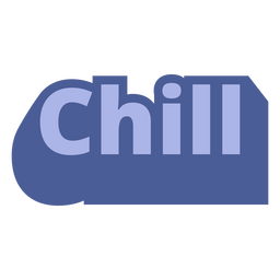 Ícone de distintivo de relaxamento Desenho PNG