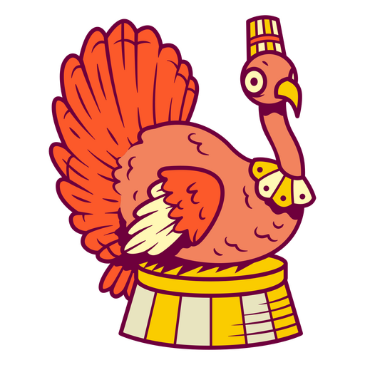 Animal de circo de Turquía Diseño PNG