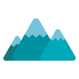 Minimalist mountains icon PNG Design Transparent PNG