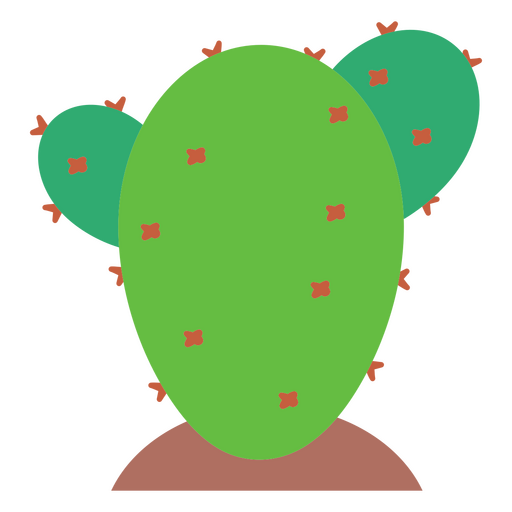 ícone de cacto minimalista Desenho PNG