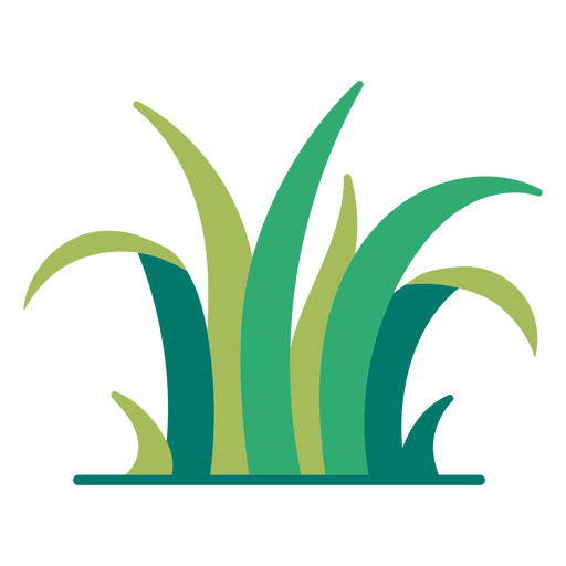 Gras minimalistische Ikone PNG-Design