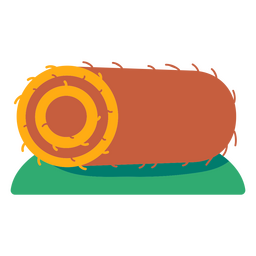Alfalfa roll farm icon PNG Design