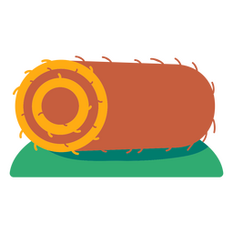 Alfalfa Roll Farm Symbol PNG-Design