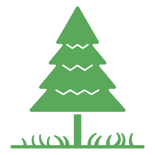 ícone de recorte de pinheiro Desenho PNG
