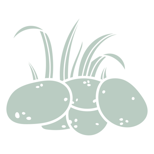 ícone minimalista de batatas Desenho PNG