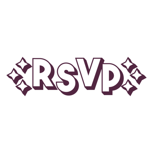 Rsvp-Anführungszeichen PNG-Design