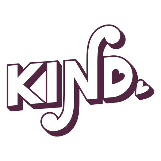 Kind quote sign PNG Design