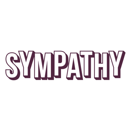 Sympathie-Abzeichen PNG-Design