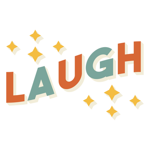 the word laugh png