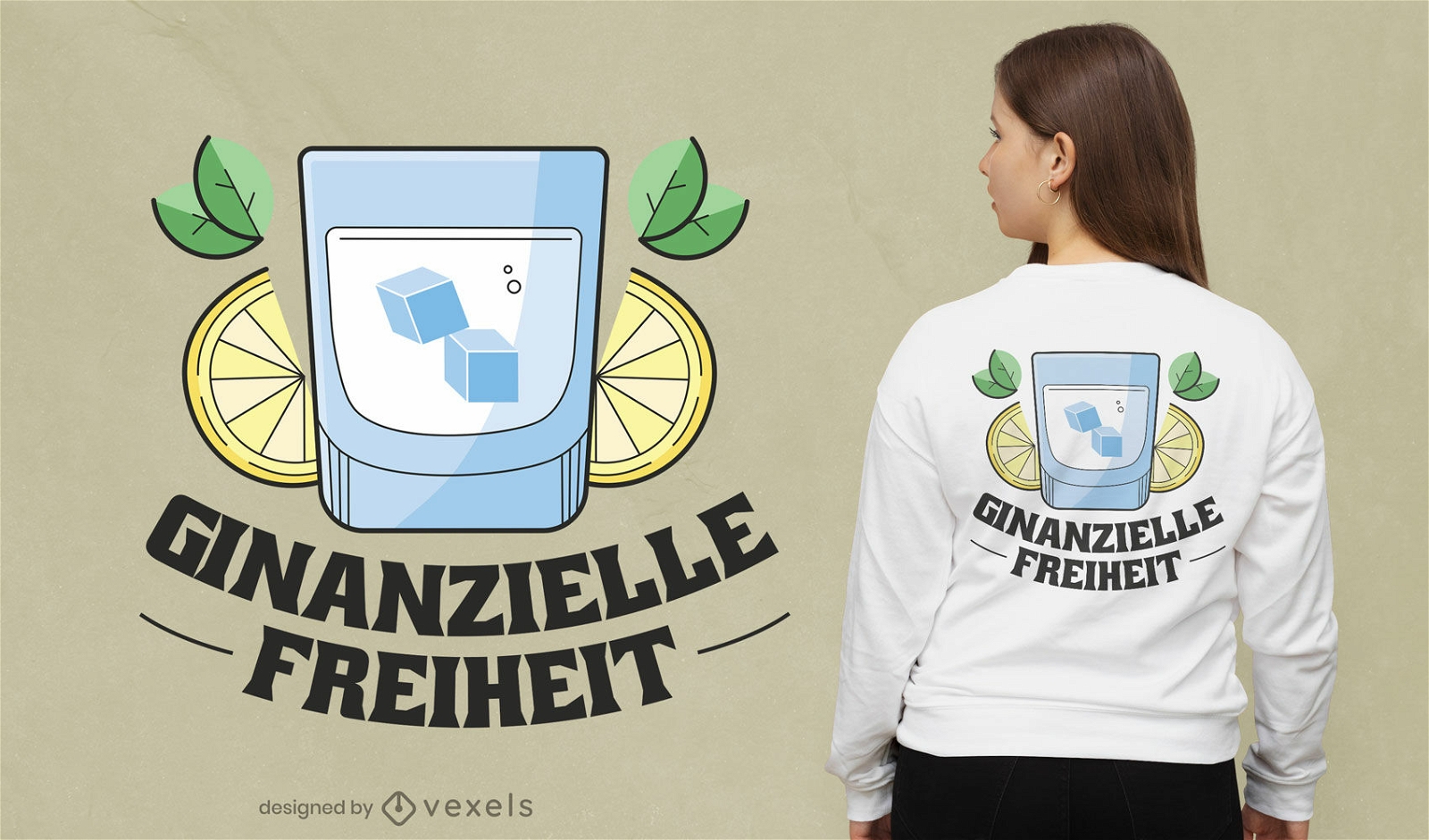 Design legal de camisetas Ginanzielle freiheit