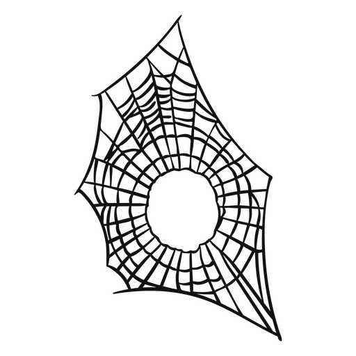 Ícone detalhado do dia das bruxas da teia de aranha Desenho PNG