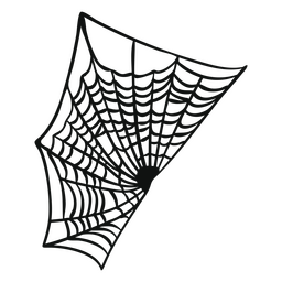 Spinnennetz Halloween gruselige Ikone PNG-Design