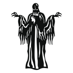 Detailed Creepy Dark Ghost PNG & SVG Design For T-Shirts