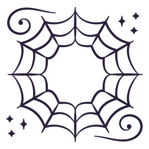 Ícone de siperweb brilhante Desenho PNG