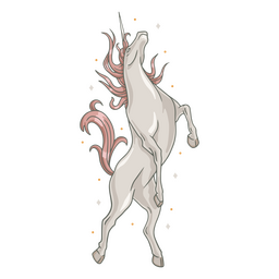 Mystic unicorn creature PNG Design