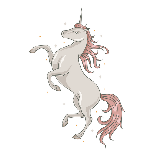 Criatura mágica mística unicornio