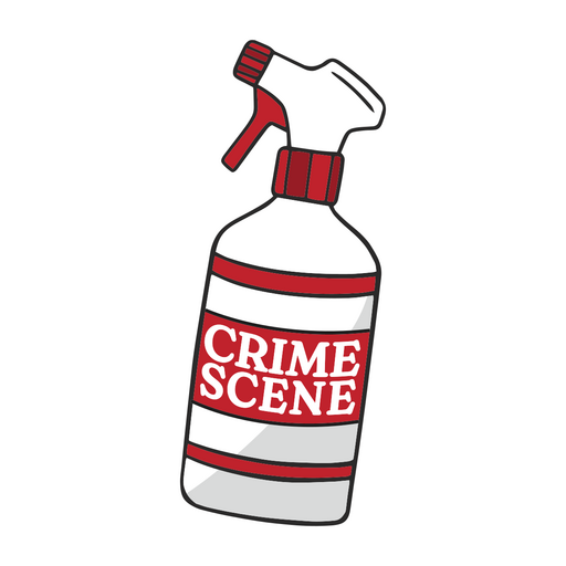 Crime scene quote badge PNG Design