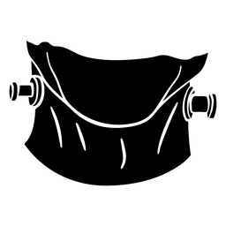 Icono de cuello zombie detallado Diseño PNG