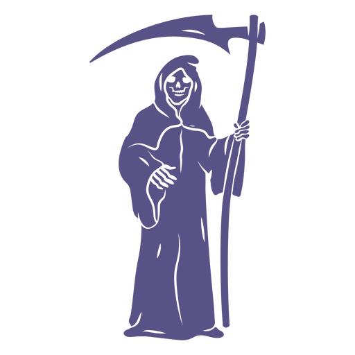 Detailed reaper character woth oz PNG Design
