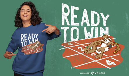 Gewinnen Sie ein paralympisches Hasen-T-Shirt-Design