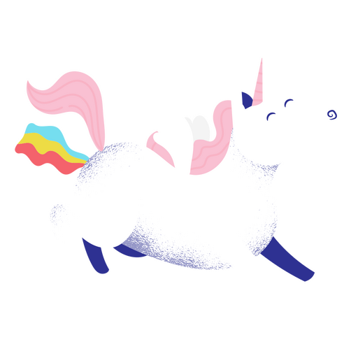 criatura mágica unicornio Diseño PNG