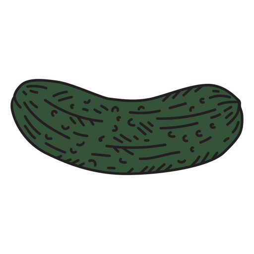 Pickle-detailliertes Symbol PNG-Design