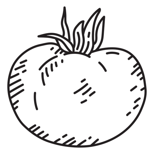 Icono de comida de tomate Diseño PNG