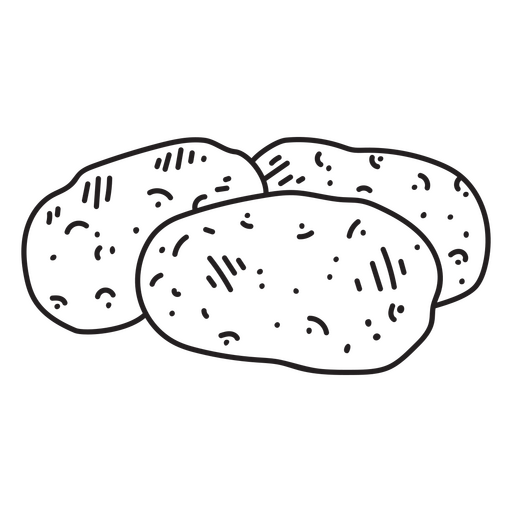 Symbol für Kartoffeln PNG-Design