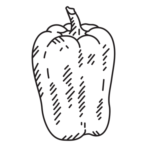 ícone de comida de pimentão Desenho PNG