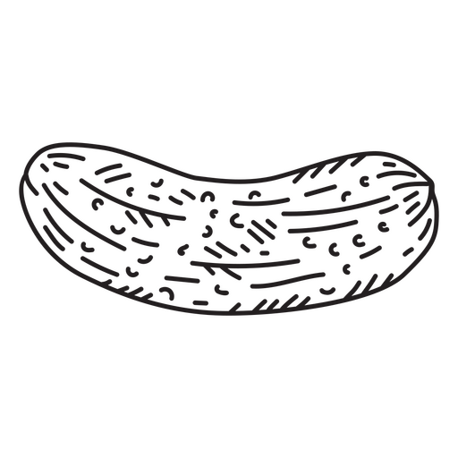 Detailed peanut icon PNG Design