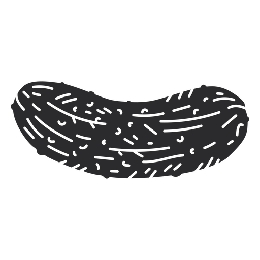 Pickle detailliertes Ausschnitt-Symbol PNG-Design